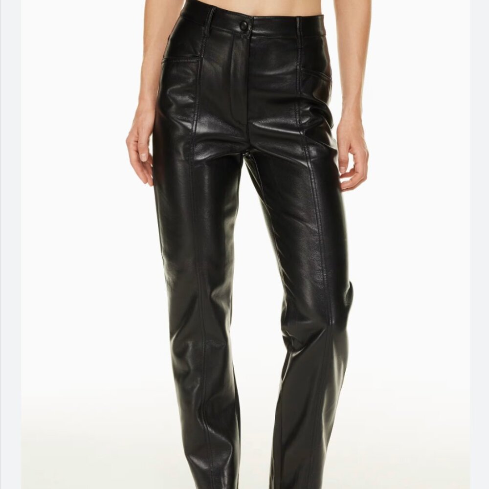 Aritzia Wilfred Rebel Leather Pants